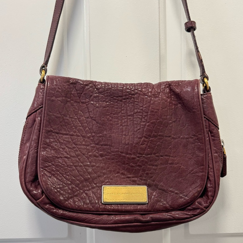 Marc by Marc Jacobs Oxblood Saddlebag